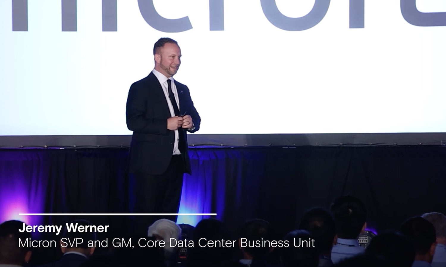 Jeremy Werner presenting